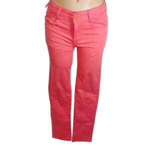 NWT Miss Anna Paris Fashion Jeans Coral Casual Everyday Straight Skinny 42/US L